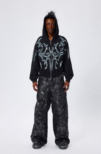 DND4DES PU Leather Baggy Pants