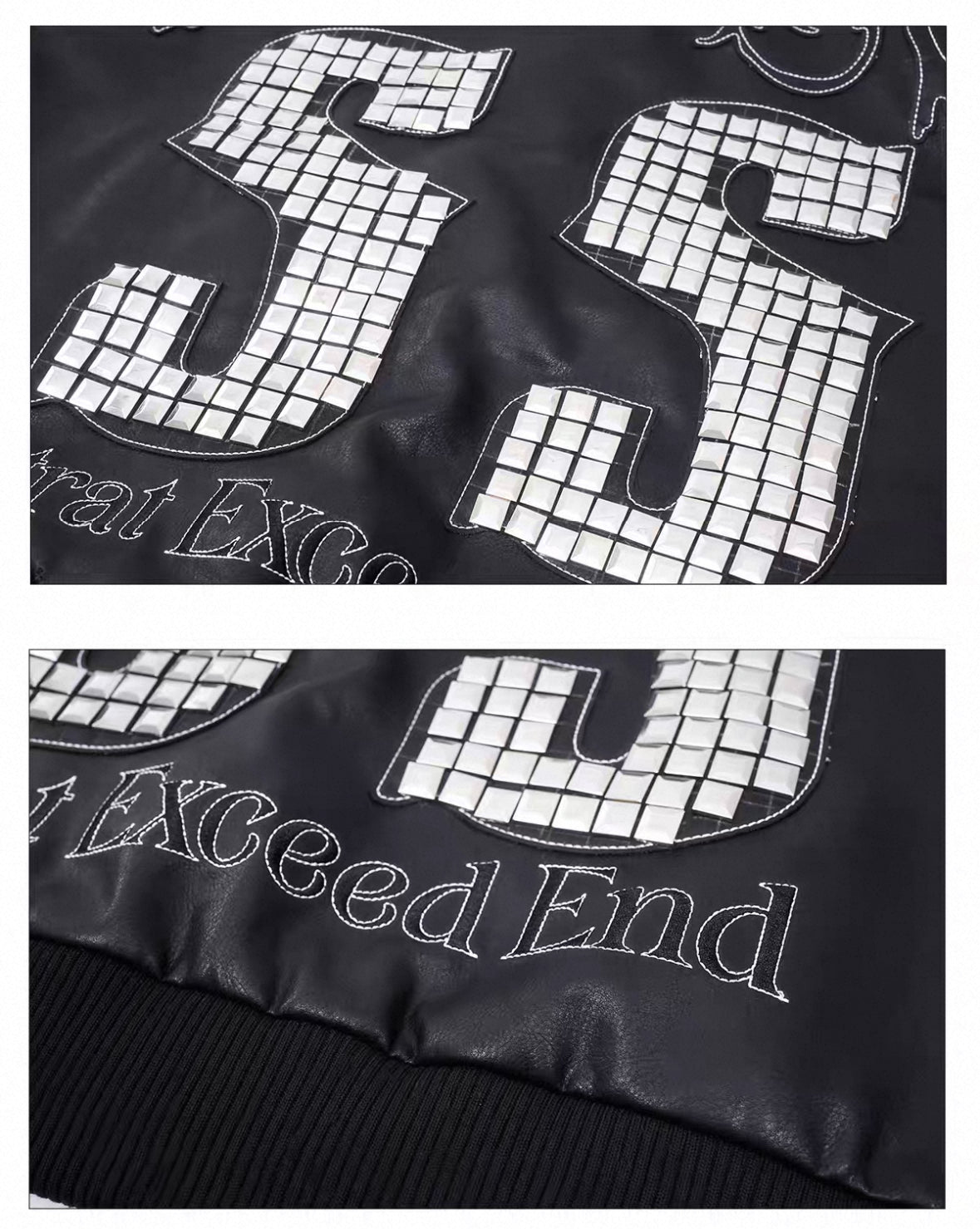 STARTEXCEEDEND Cropped Studded Jacket