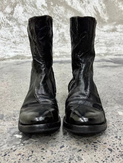 Vintage Leather Engineer Boots