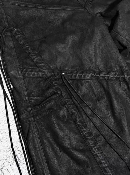 ATANOTHINGNESS Dark Baggy Denim Pants