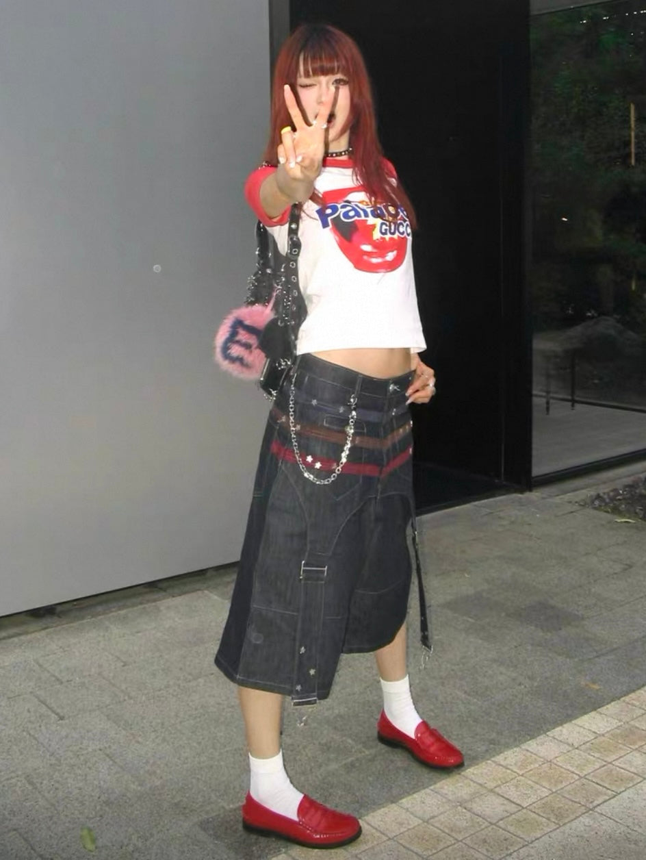 DND4DES Denim Half pants