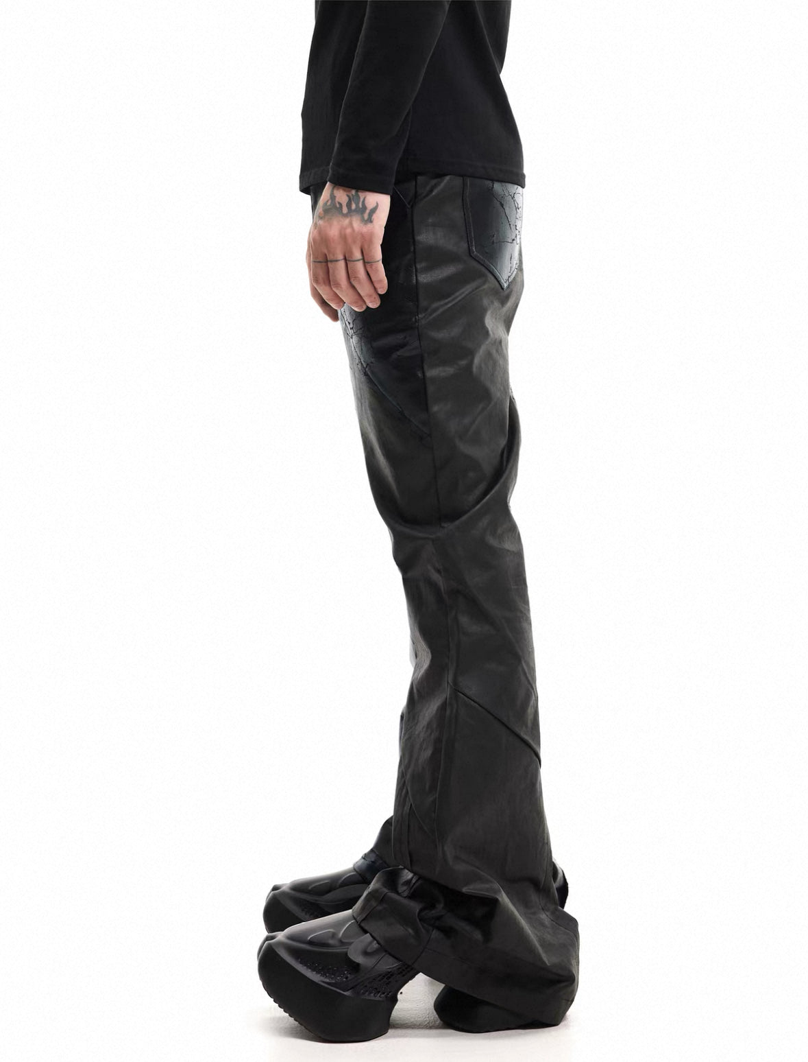 SCD CROWD Patch Work Slim Fit Pants