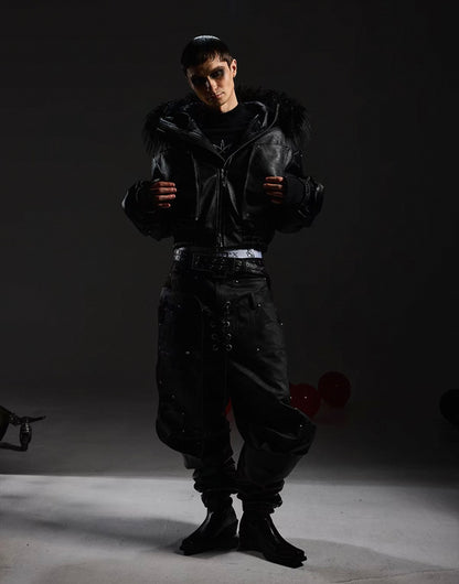 DARKRTPTS Far Hoodie Bomber Jacket