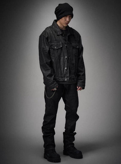 EODUP Wax Denim Jacket