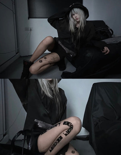 GOJOYJINNI Studs Crush Hoodie