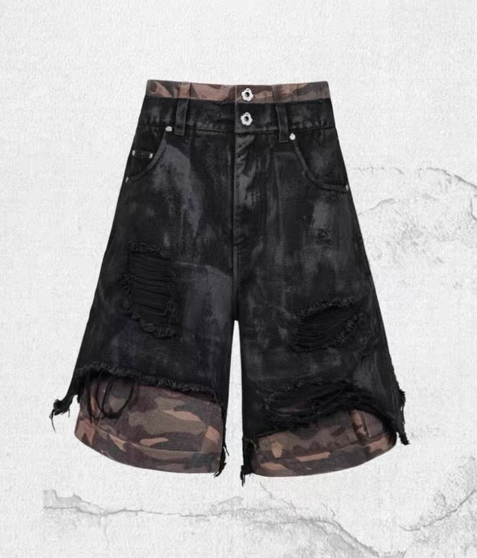 UNDERWATE Camo half pants