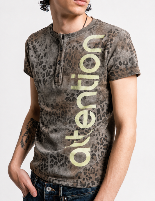 Leopard Slim Fit T-Shirt