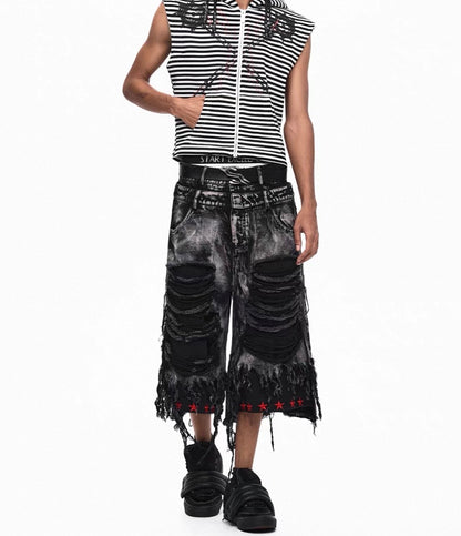 STARTEXCEEDEND Destroy Half Pants
