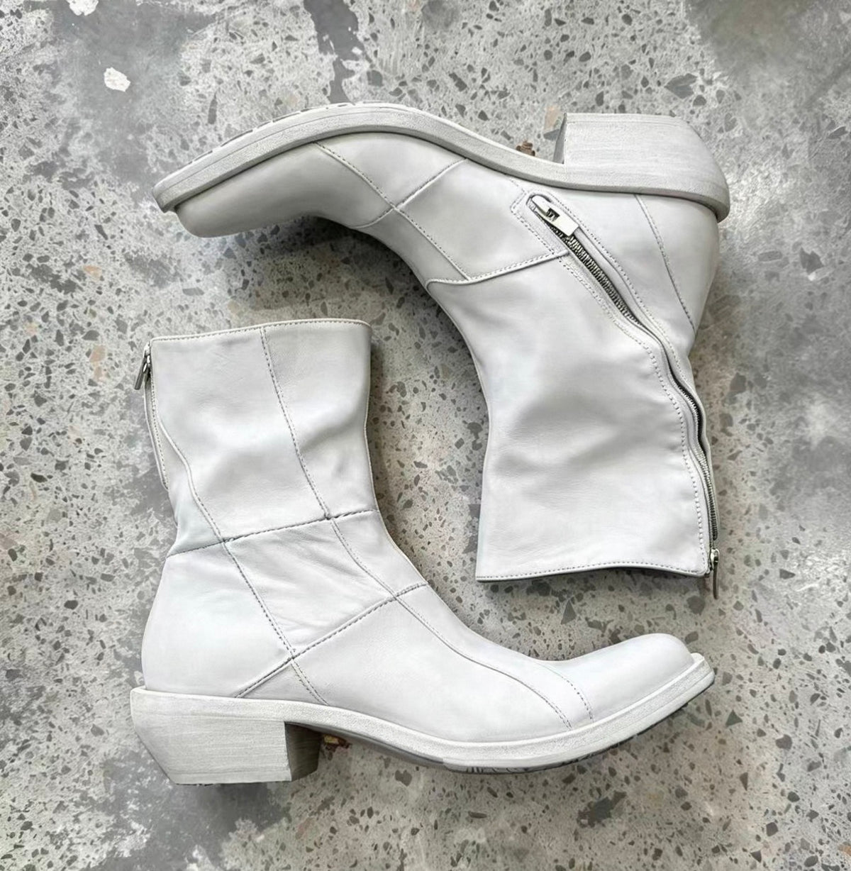 Leather Engineer Boots
