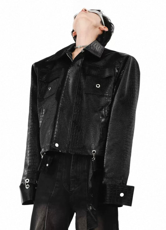STARTEXCEEDEND PU Leather   Jacket