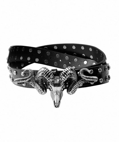 DARKRTPTS Devil motif belt