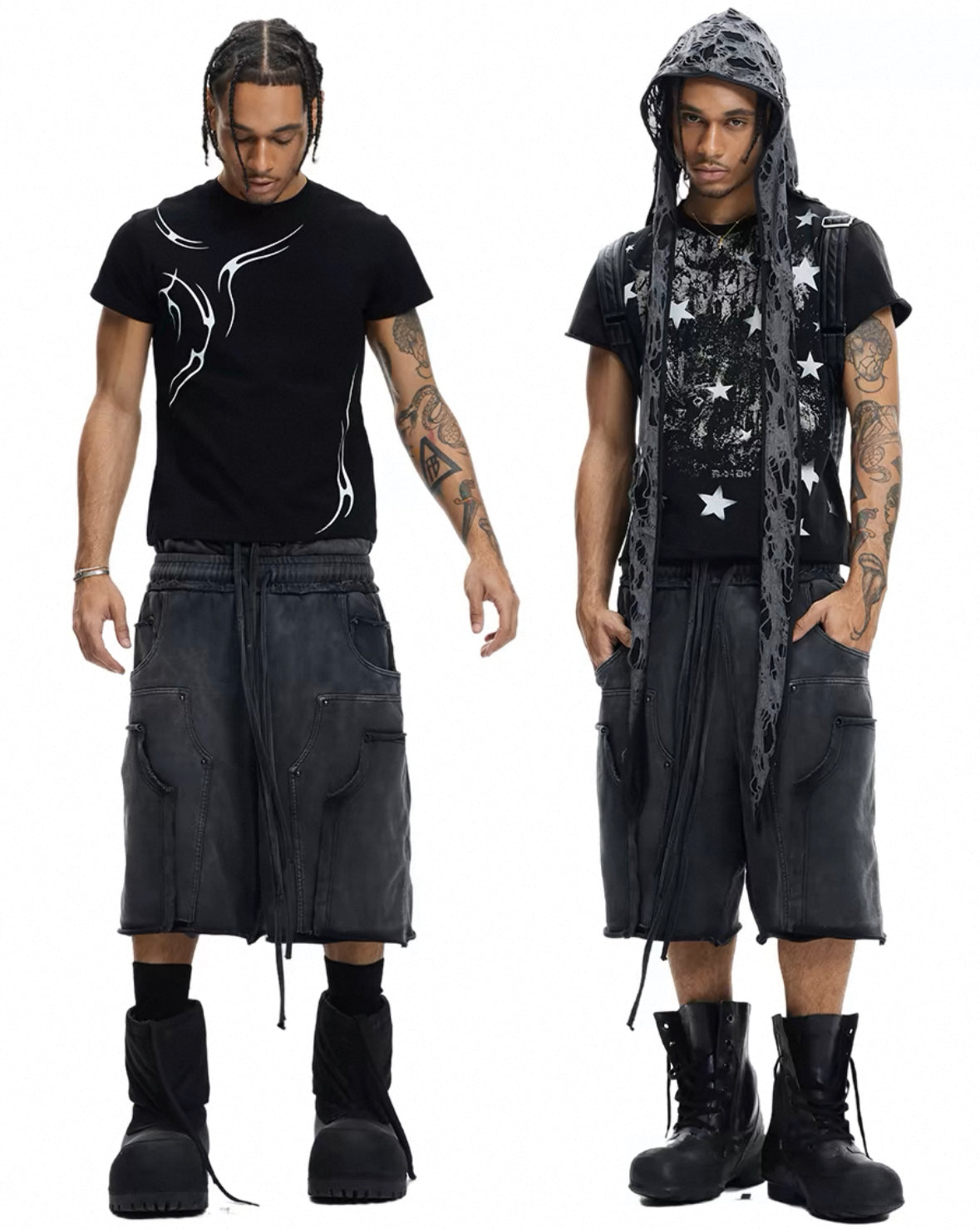 DND4DES Double waste Half pants