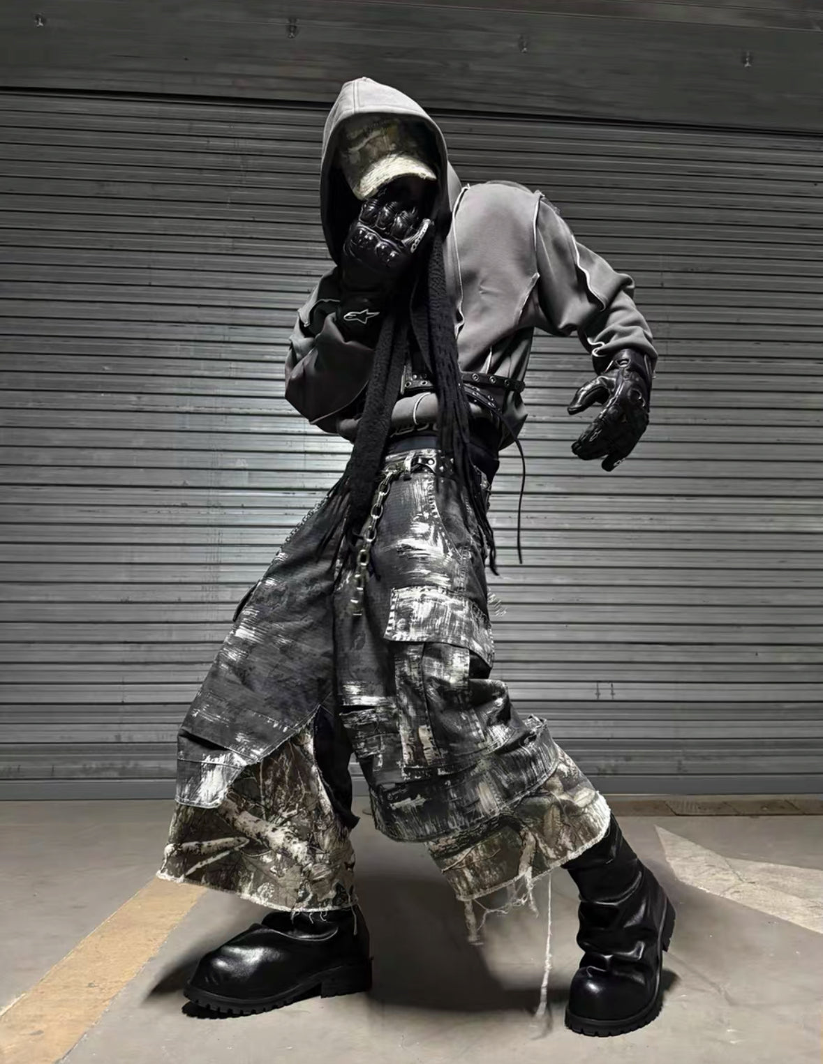 GOJOYJINNI Deathtroy Half Pants