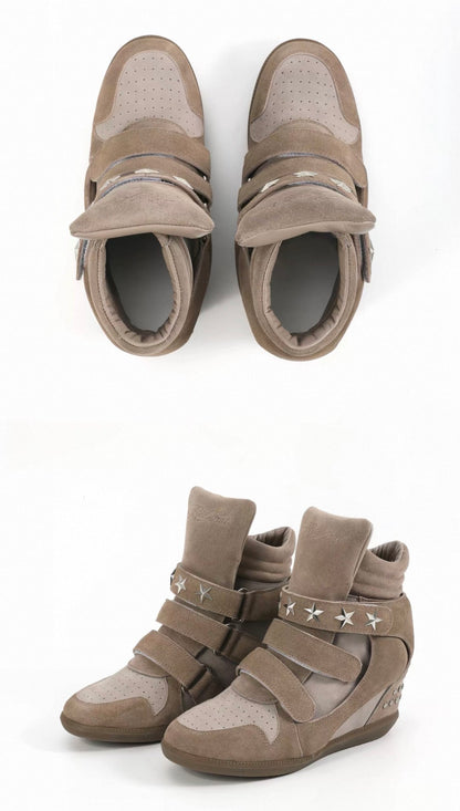 Studded Platform Sneakers