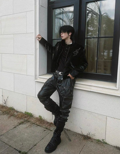EVI GAZER Black poket pants