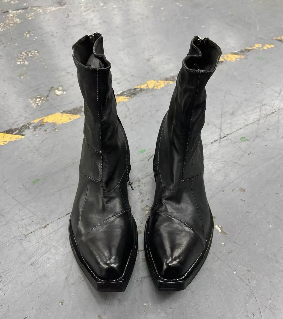 Leather Engineer Boots