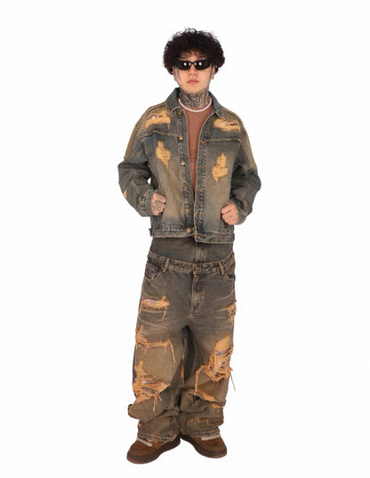 THEWET Double Waist Pants