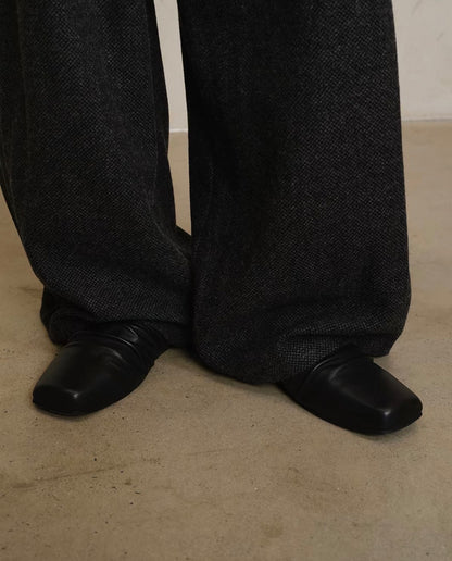 Cowhide Leather Slipper