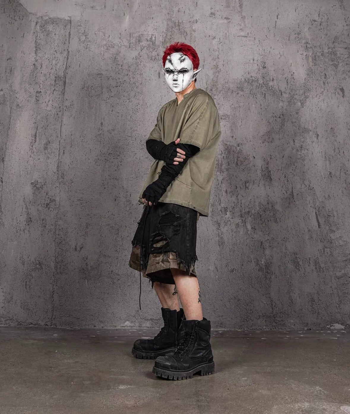 UNDERWATE Camo half pants