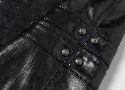 SGWCULT Studs PU leather Pants