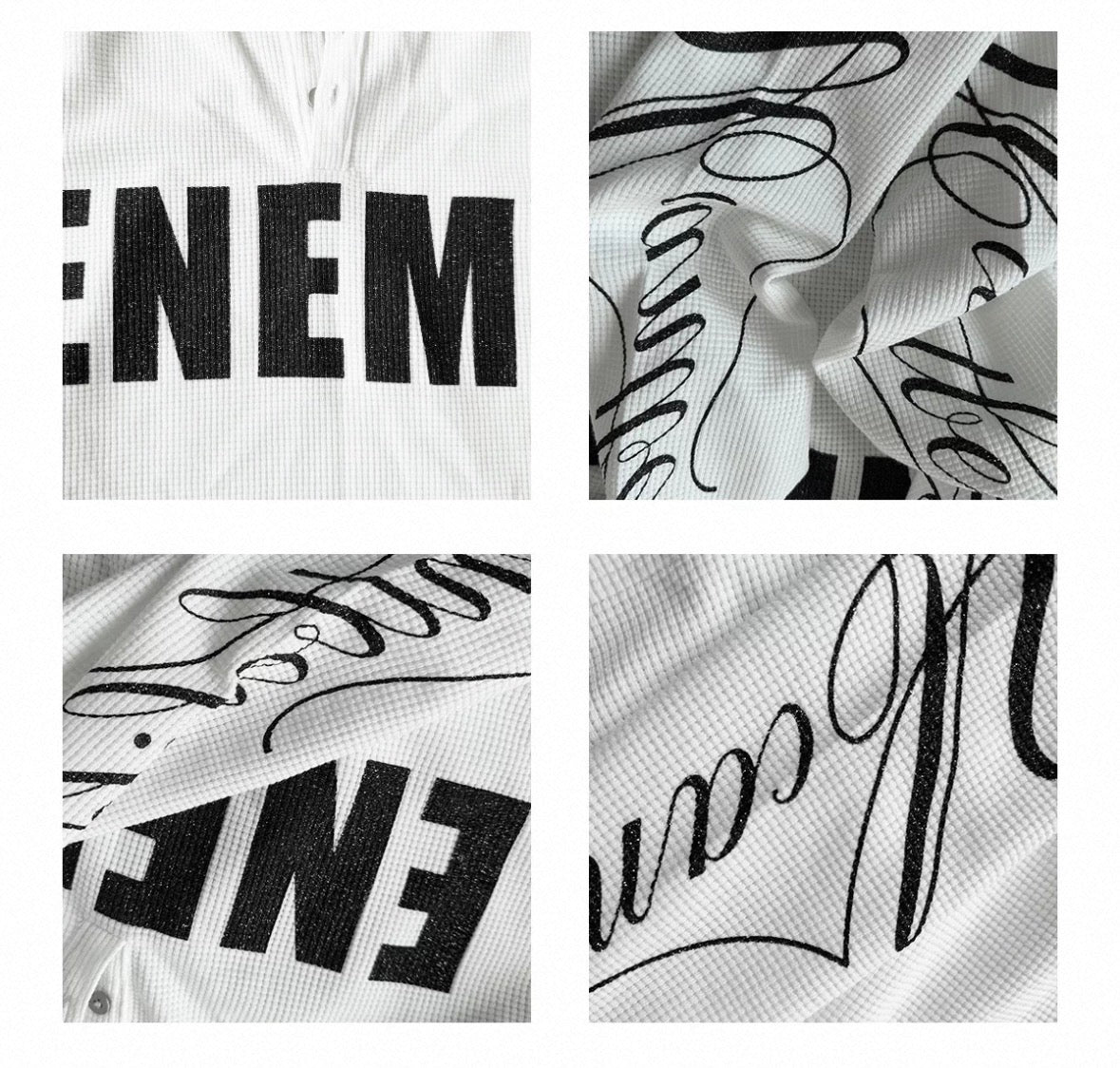 UCAN'TBELIKEME Long sleeve thermal neck shirt