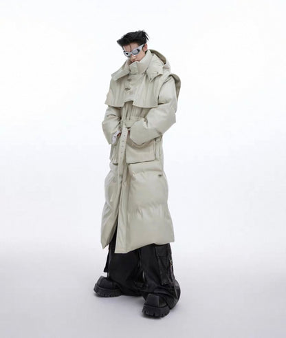 ArguE CulturE PU Leather Long Coats