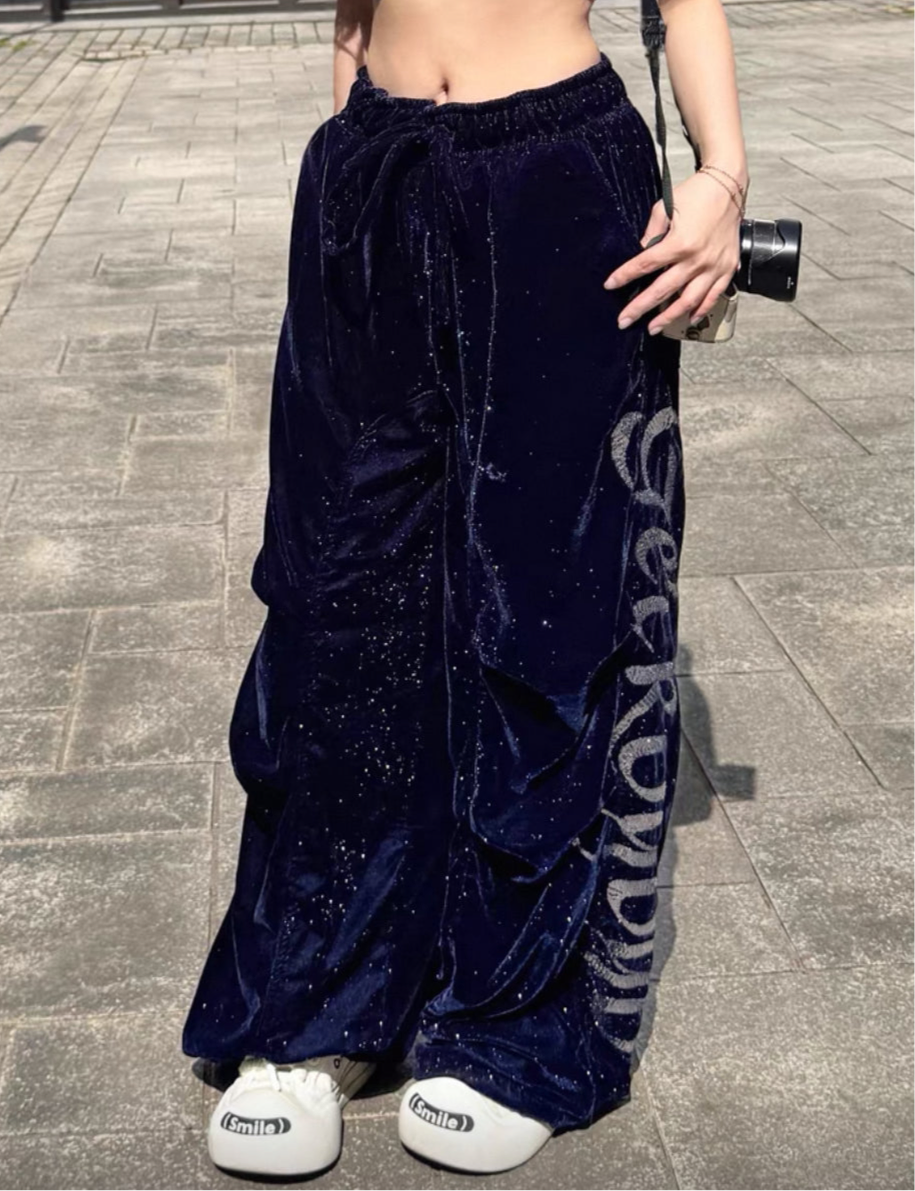 GECKOGOGO Line Stone Pants