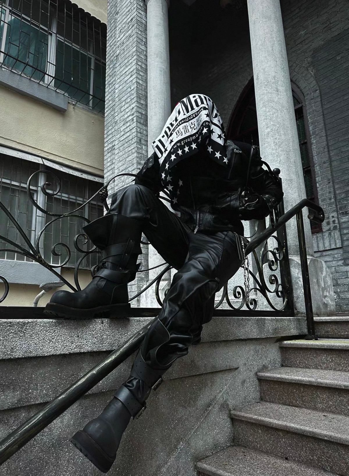 Black Knight Leather Jacket