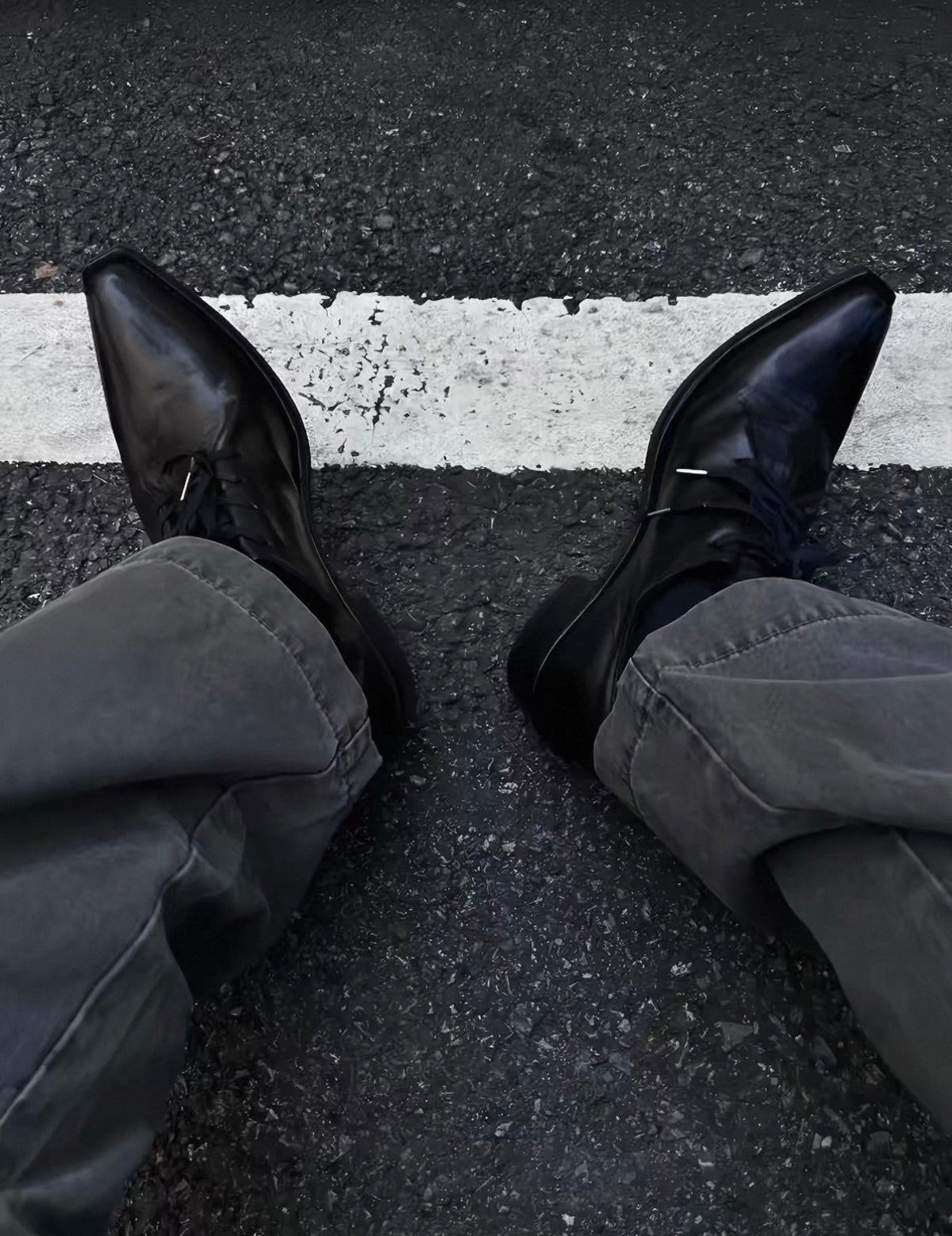 Pointed-Toe Wizard Derby Platform Shoes