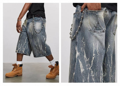 ANTIDOME WORLDWIDE Denim Half Pants
