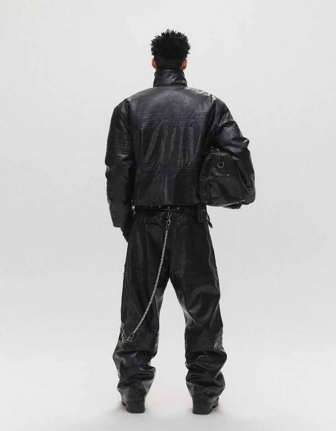 SGWCULT Studs PU leather Pants