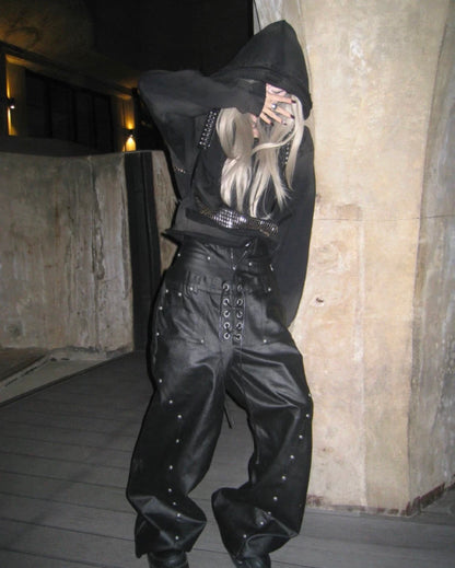 GOJOYJINNI Studs Crush Hoodie