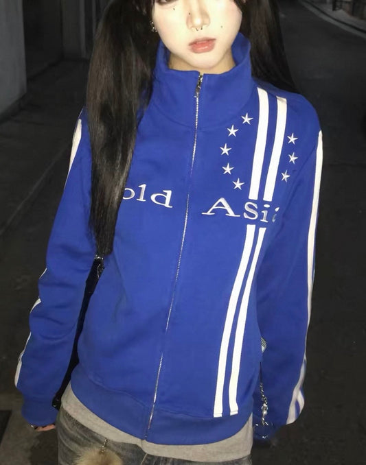 Double Stripe Collar Jacket