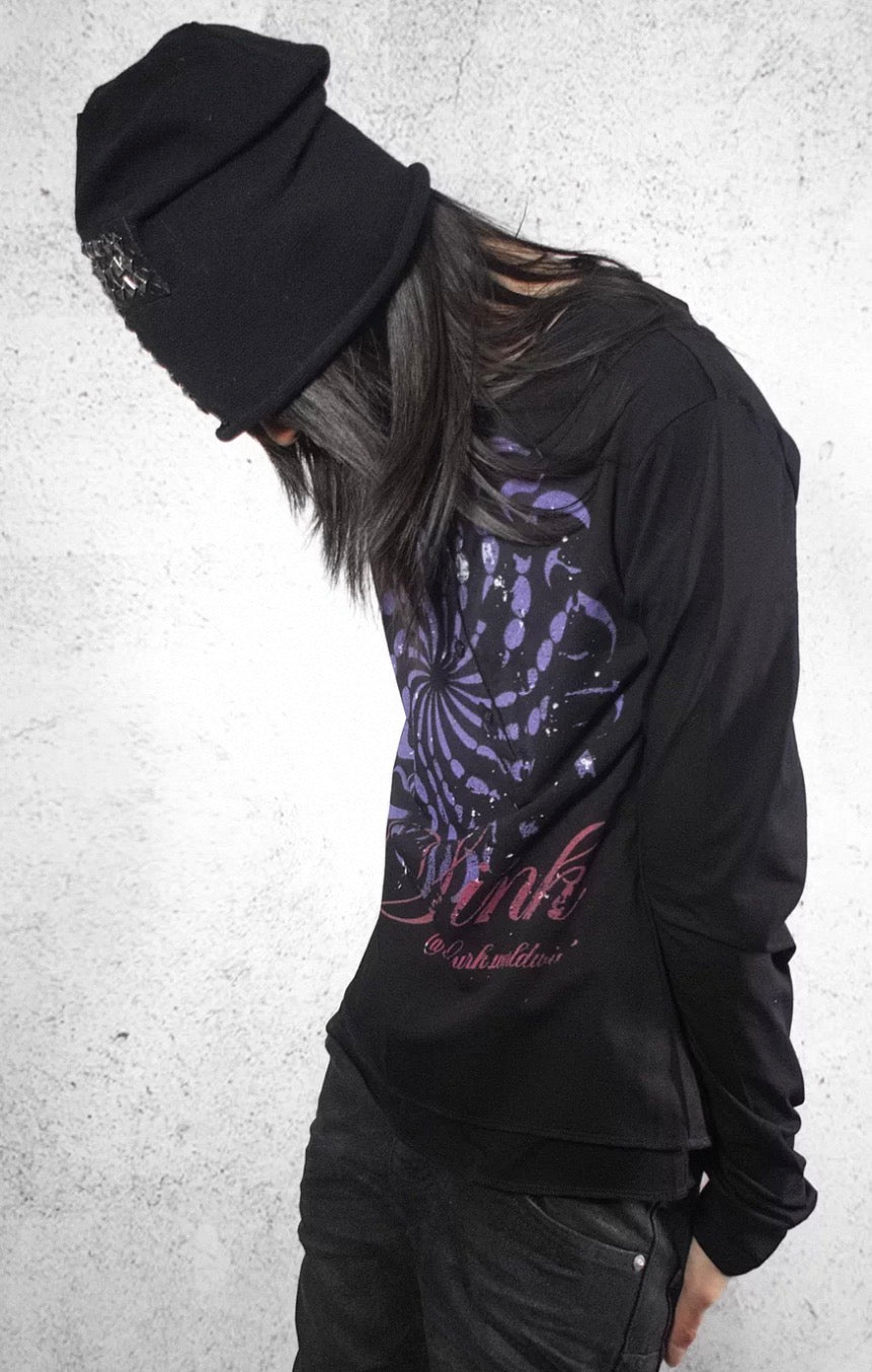 LURK WORLDWIDE Cross Studs Beanie