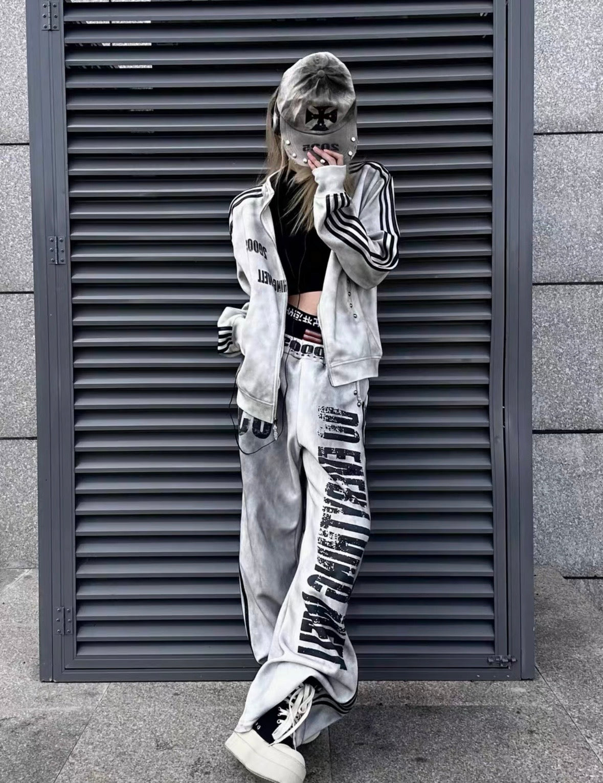 DETW Double Waist Line Pants