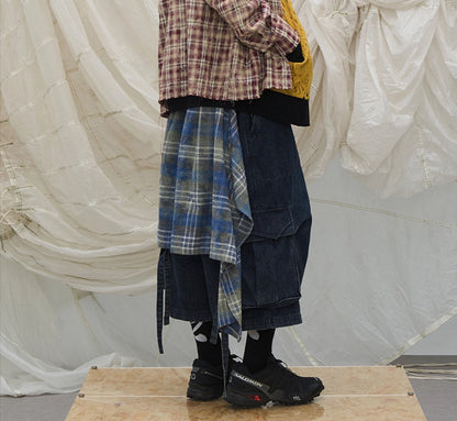 RELABEL Long Half Pants