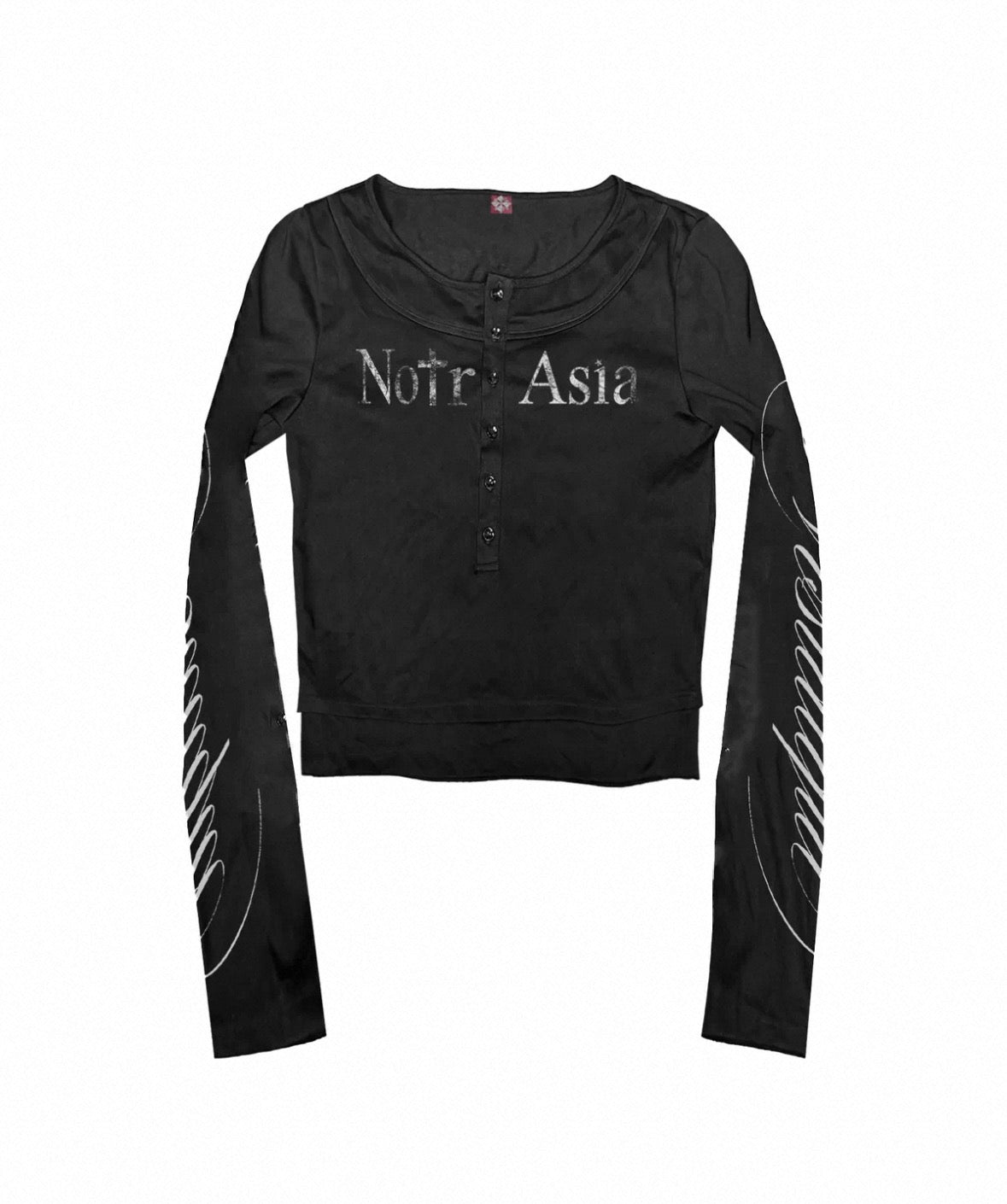 DETW Double Collar Graphic Long Sleeve