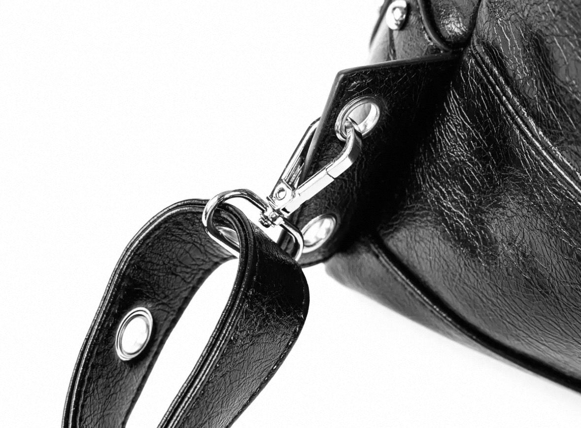 REBEL WAVE PU Lether Cross Back Pack