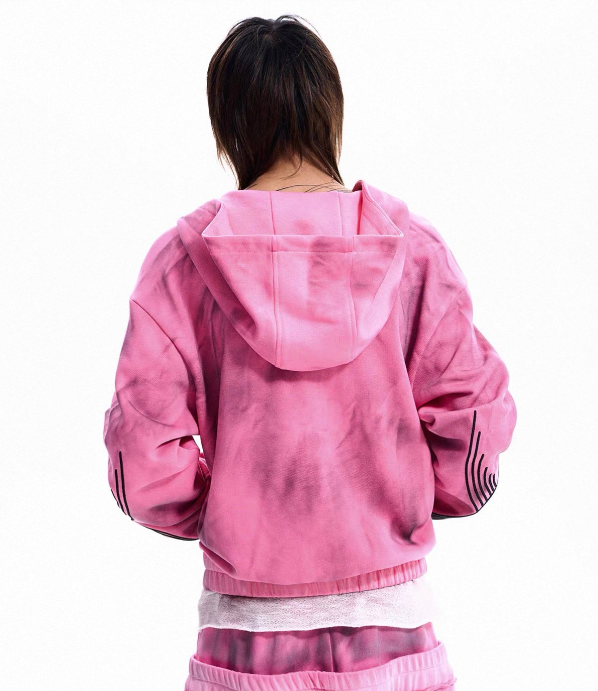 Oversized Track Jacket & Wide-Leg Pants Set