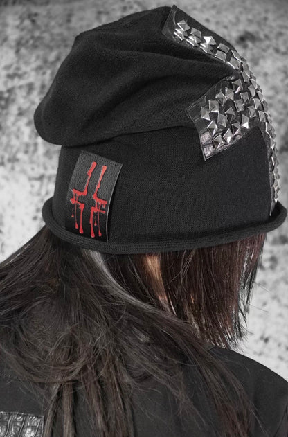 LURK WORLDWIDE Cross Studs Beanie