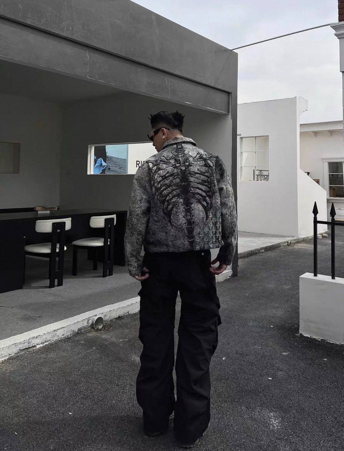 EODUP Skeleton Short Jacket