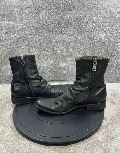Vintage Washed Mid Boots