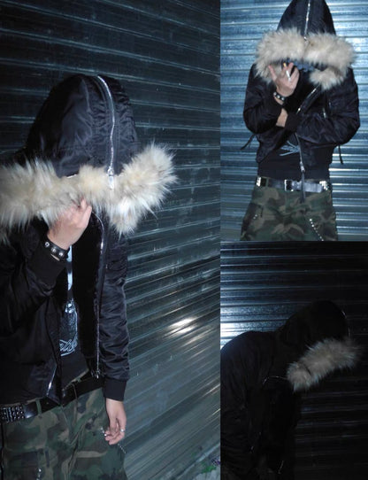 UCAN'TBELIKEME Studs Far Jacket