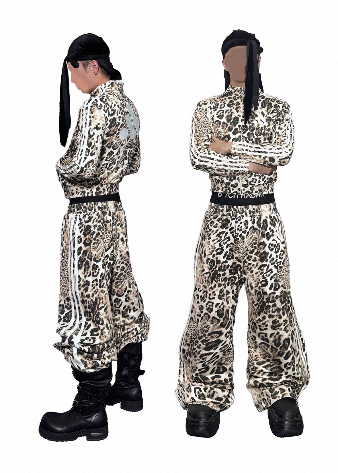 RYE CHASIN Leopard Wide Line Pants