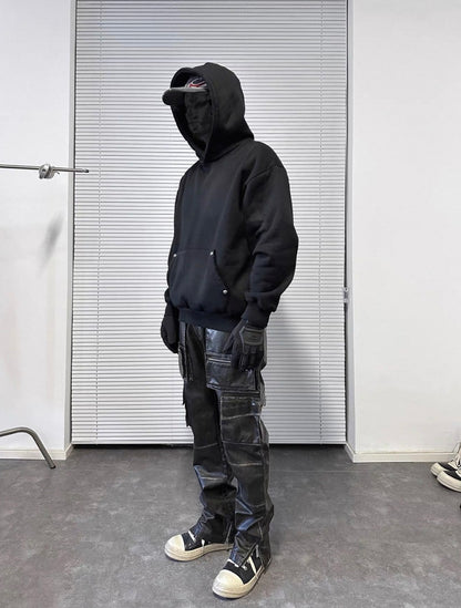 EVI GAZER Black poket pants