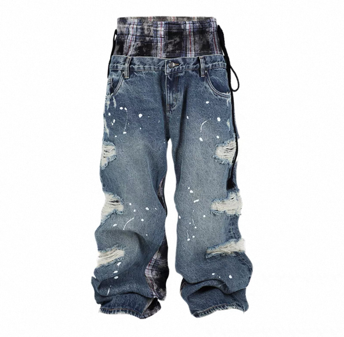 THEWET Double Waist Pants