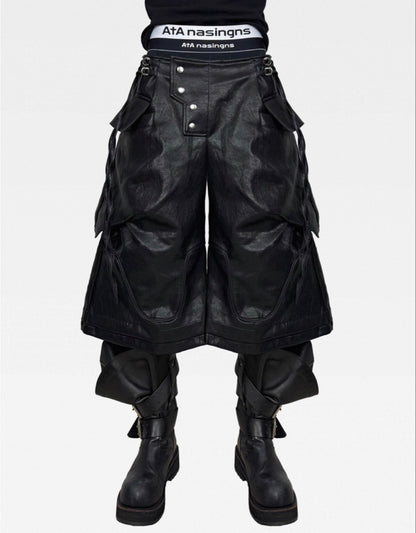 ATANOTHINGNESS Long half pants