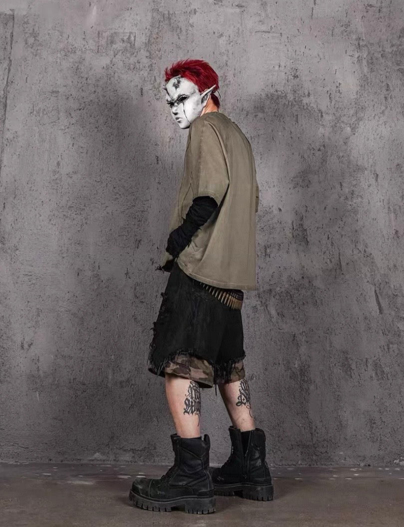 UNDERWATE Camo half pants