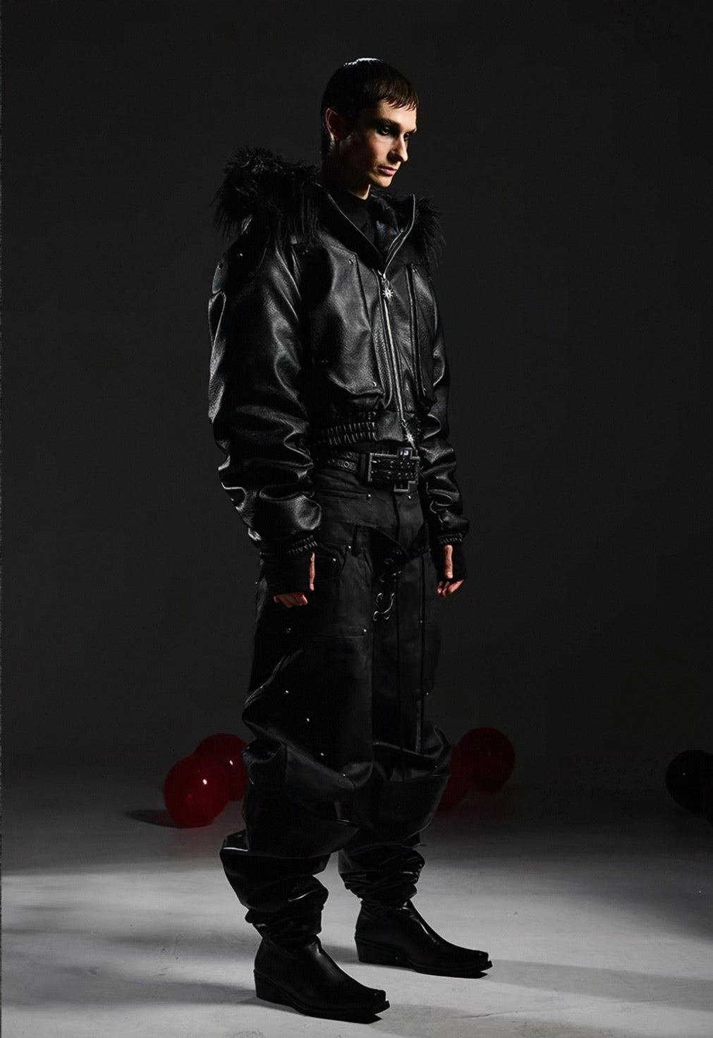 DARKRTPTS Far Hoodie Bomber Jacket