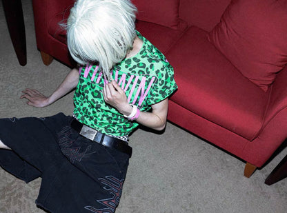 PCCVISION Black long half pants